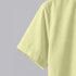 Light Yellow Linen Cotton Regular Fit Plain Half Shirt
