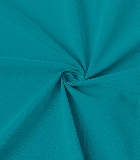 Turquoise Cotton Solid Half Sleeves Shirt