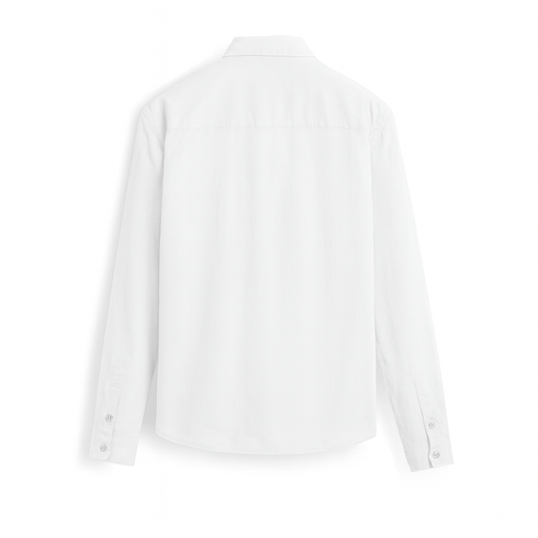 White Full Sleeves Casual Shirt