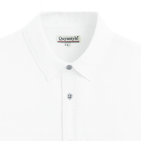 White Full Sleeves Casual Shirt