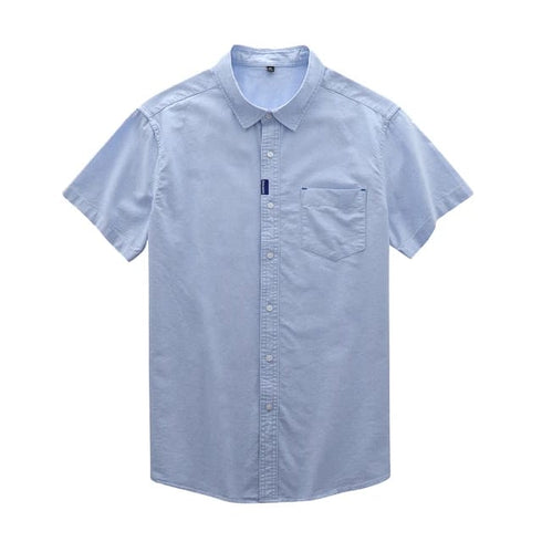 Men's Sky Blue Regular Fit Full Sleeves Shirt