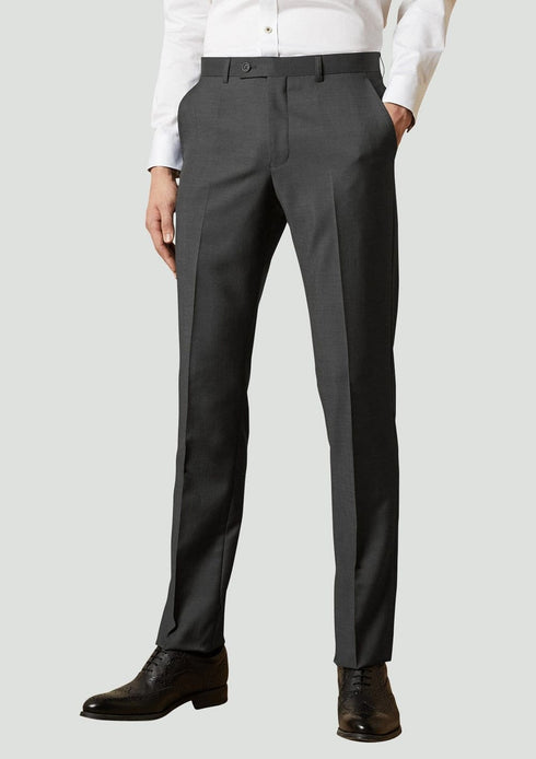 Black Stretch Slim Fit Trousers