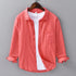 Peach Full Sleeves Casual Shirt