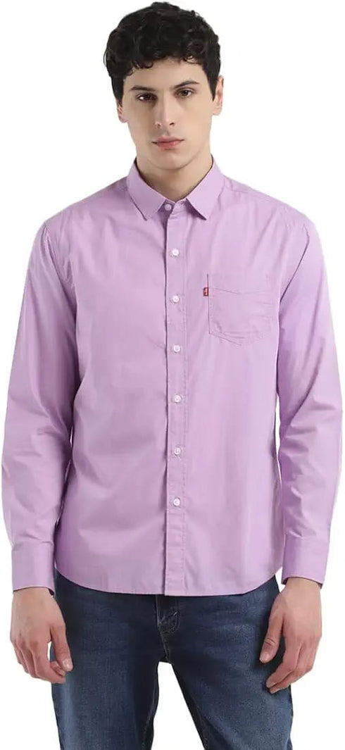 Men's Solid Slim Fit Shirt