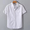 White Oxford Regular Fit Plain Shirt Half Sleeves
