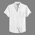 Oxford Cotton Plain Men's Half Shirts-1