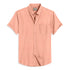 Oxford Cotton Plain Men's Half Shirts-1