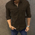 Men's Cargo Stylish Cotton Solid Slim Fit Full Sleeves Shirt